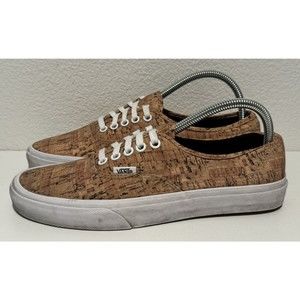 VANS Era Low Top Skateboarding Shoes Cork Print Sneakers Mens Sz 8 Womens Sz 9.5